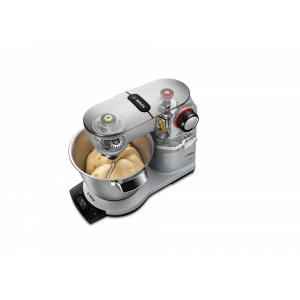 Serie 8 Keukenrobot met weegschaal OptiMUM 1600 W Zilver, zilver Bosch