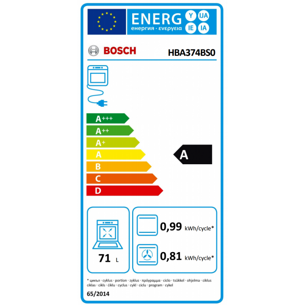 HBA374BS0 Bosch HBA374BS0 Bosch