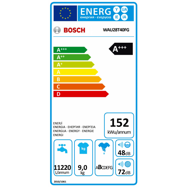 WAU28T40FG Bosch WAU28T40FG Bosch