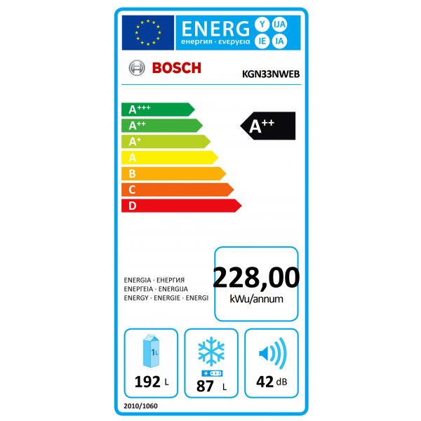 KGN33NWEB Bosch KGN33NWEB Bosch
