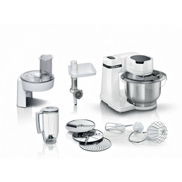 Serie 2 Compacte keukenrobot MUM 700 W Wit, wit Bosch