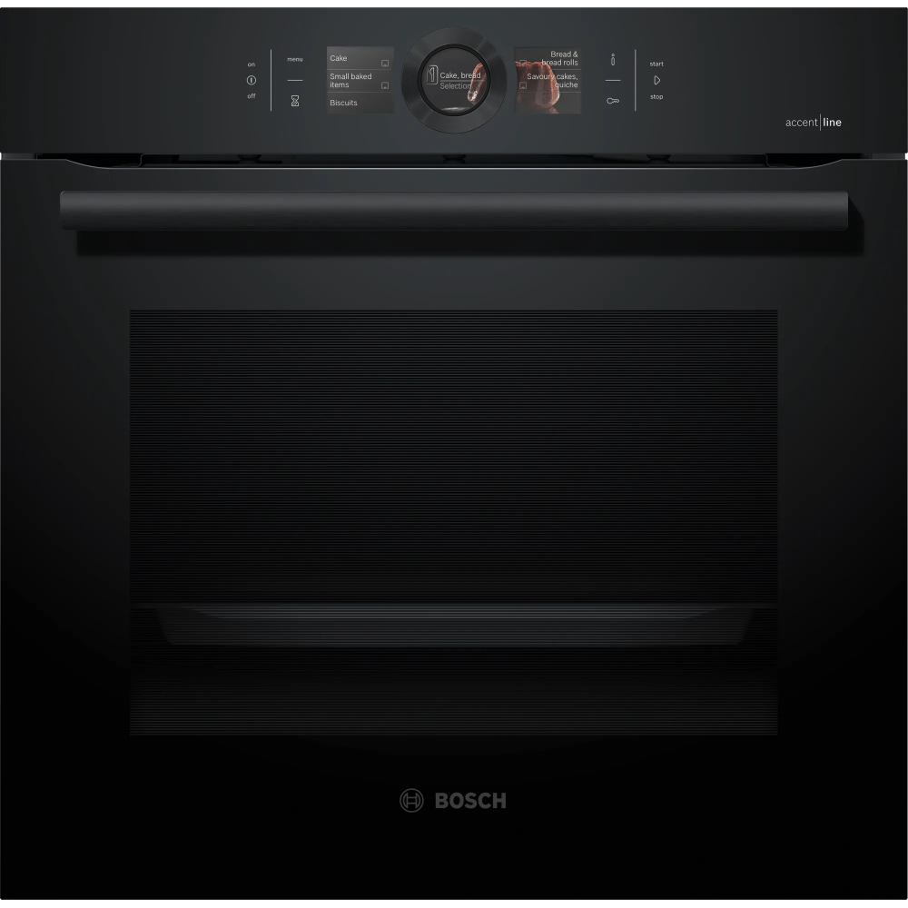 Brood Uitleg Aanstellen HBG8764C1 Serie 8 inbouwoven 60 x 60 cm Carbon black - BOSCH Oven