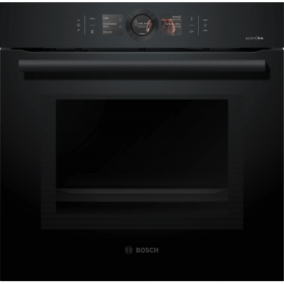 Stoel Pelmel Matron HMG8764C1 Series 8 inbouw oven met microgolf functie 60 x 60 cm Carbon  black - BOSCH Oven