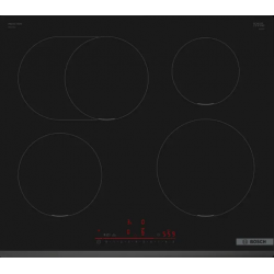 PIF631HB1E Serie 6 Inductiekookplaat 60 cm Zwart, opbouwmontage zonder rand 