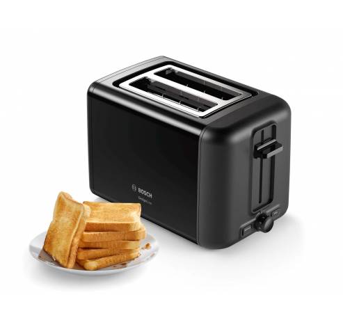 TAT3P423 Toaster Compact DesignLine Zwart  Bosch
