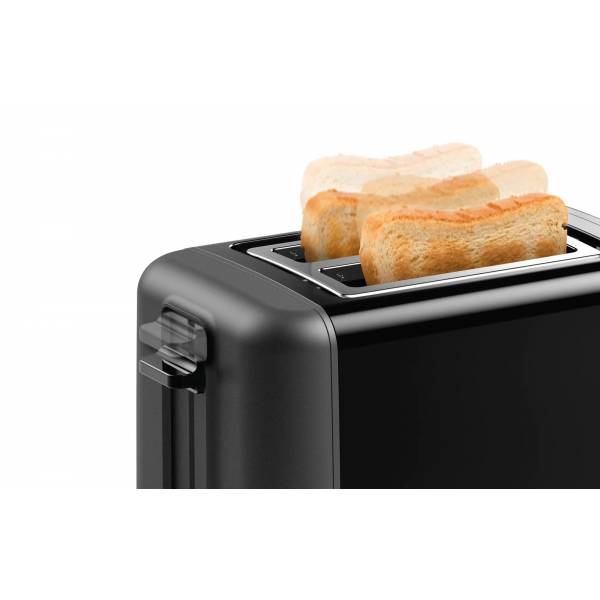Bosch TAT3P423 Toaster Compact DesignLine Zwart