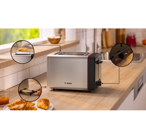TAT5M420 Toaster Compact MyMoment RVS  Bosch