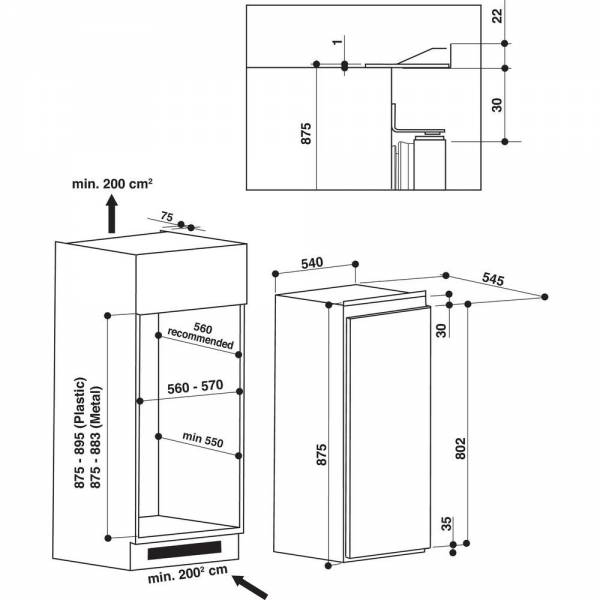 ARG 9021 A+ 859991571200 Whirlpool ARG 9021 A+ 859991571200 Whirlpool