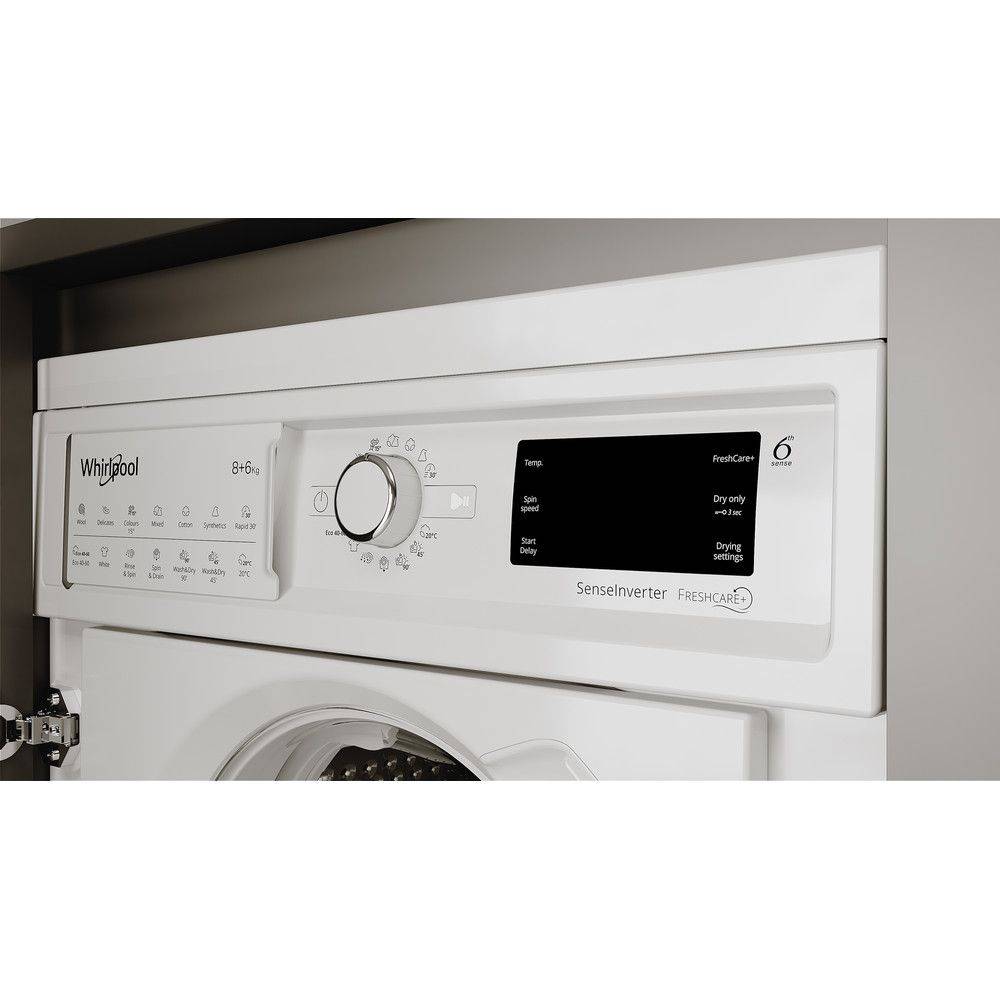 Lave-linge séchant WDB184QW - Brandt Electroménager