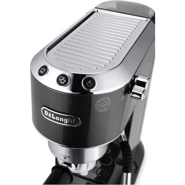 Dedica Arte Manual Espresso-koffiezetapparaat met nieuwe melkopschuimfunctie - Grijs 
