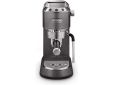 Dedica Arte Manual Espresso-koffiezetapparaat met nieuwe melkopschuimfunctie - Grijs