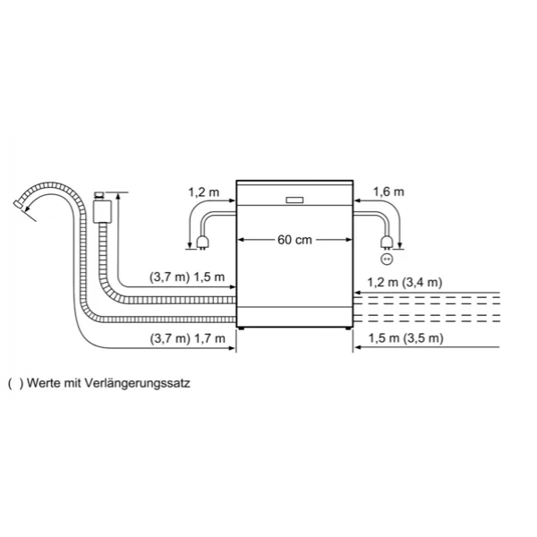 Siemens Vaatwasser inbouw SN636X08JE Siemens Vaatwasser inbouw SN636X08JE