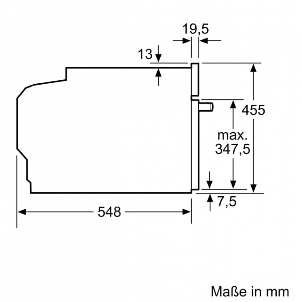 HB337A0S0 Four encastrable Inox - A - Siemens