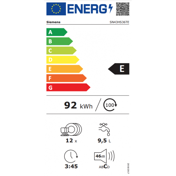 Siemens SN43HS36TE