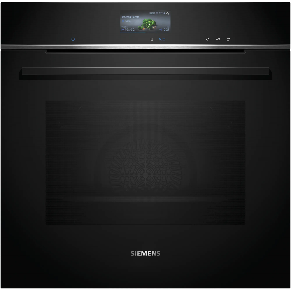 HR776G3B1 iQ700 Multifunctionele oven met toegevoegde stoom 60 x 60 cm Zwart 