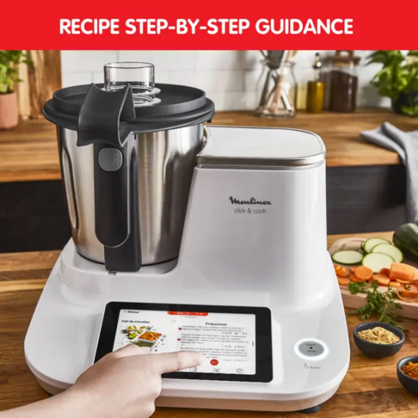HF506110 Click&Cook Kookrobot Moulinex HF506110 Click&Cook Kookrobot Moulinex