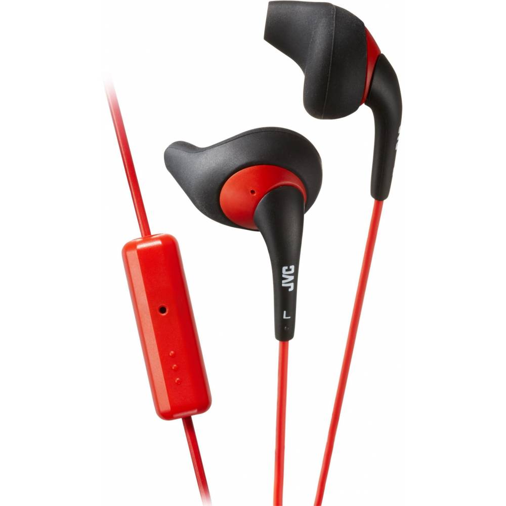 JVC Koptelefoons & Oordopjes Colourful Gumy Sport Sporthoofdtelefoon zwart/rood