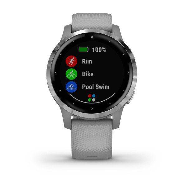 Garmin Smartwatch Vívoactive 4S Powder Gray/Silver Garmin Smartwatch Vívoactive 4S Powder Gray/Silver