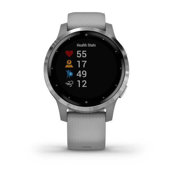 Garmin Smartwatch Vívoactive 4S Powder Gray/Silver Garmin Smartwatch Vívoactive 4S Powder Gray/Silver