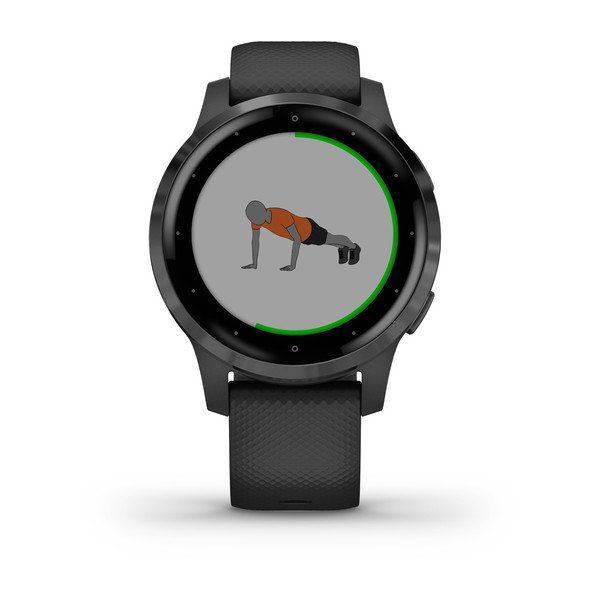 Garmin Smartwatch Vivoactive 4S PVD Black/Slate Garmin Smartwatch Vivoactive 4S PVD Black/Slate