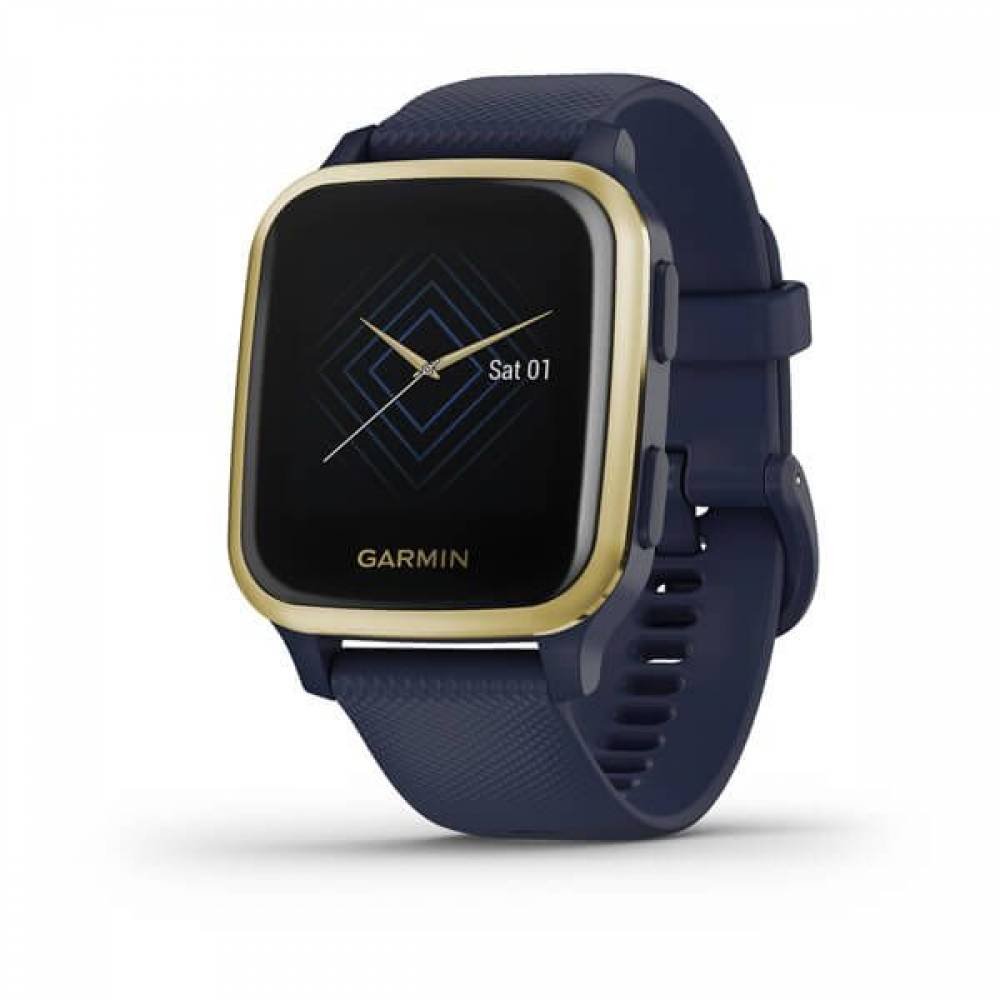 Garmin Smartwatch Venu Sq Music Edition Goud/Blauw