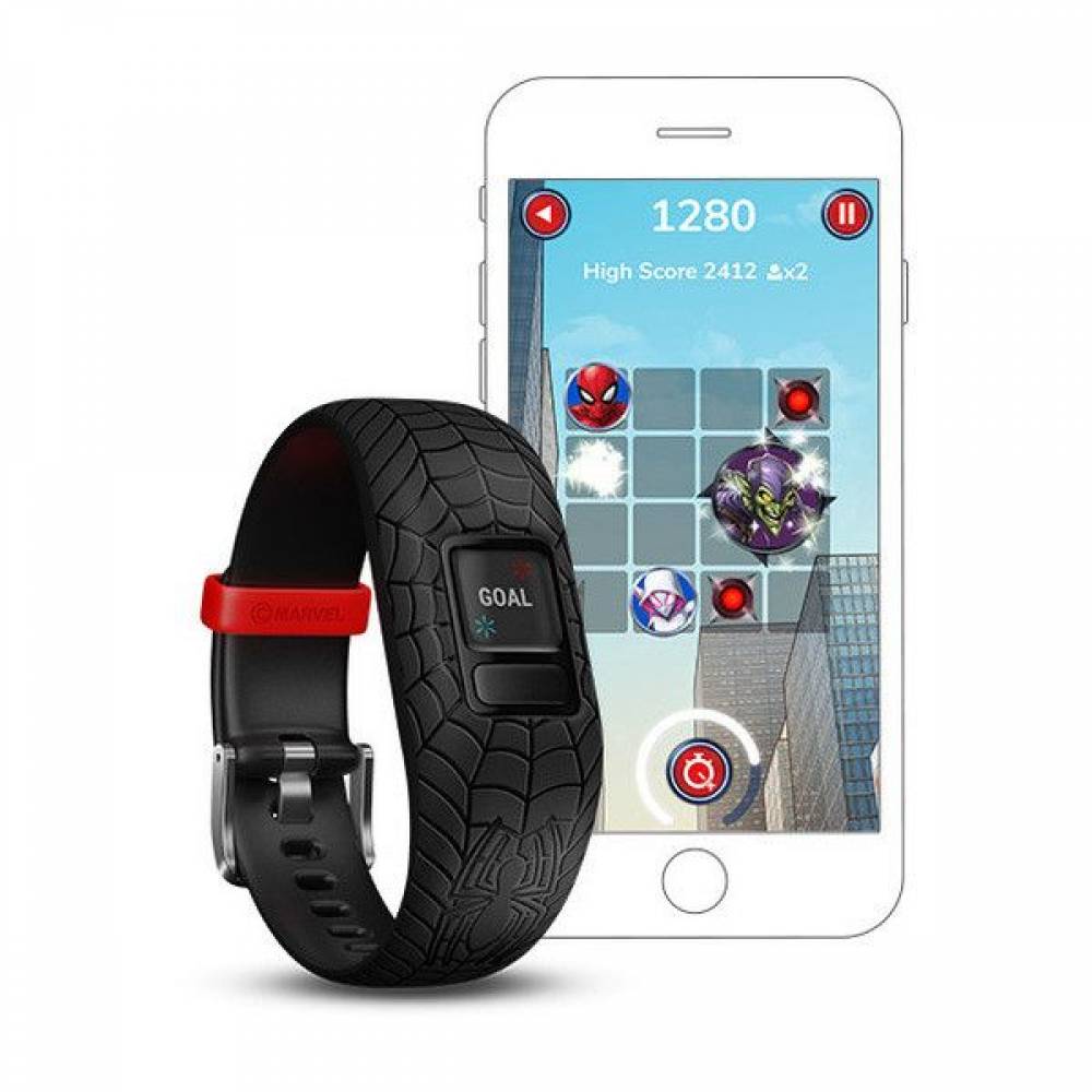 Garmin Activiteitstracker vívofit jr. 2 – Marvel Spider-Man Zwart