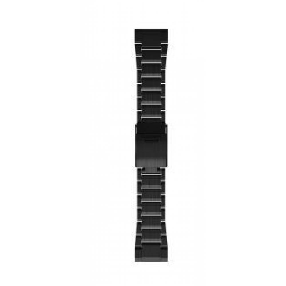 QuickFi 26 horlogebandje Koolstofgrijs DLC titanium 