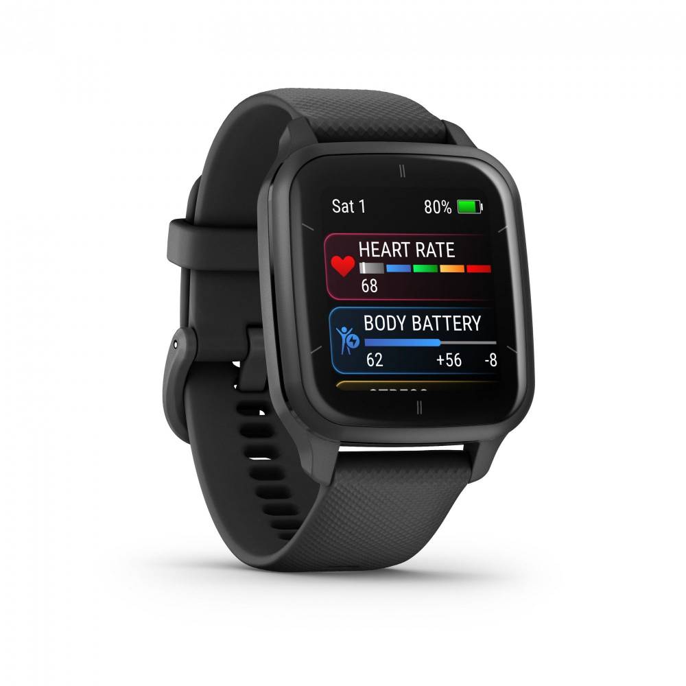 Garmin Smartwatch Venu Sq 2 music Edition Black Slate