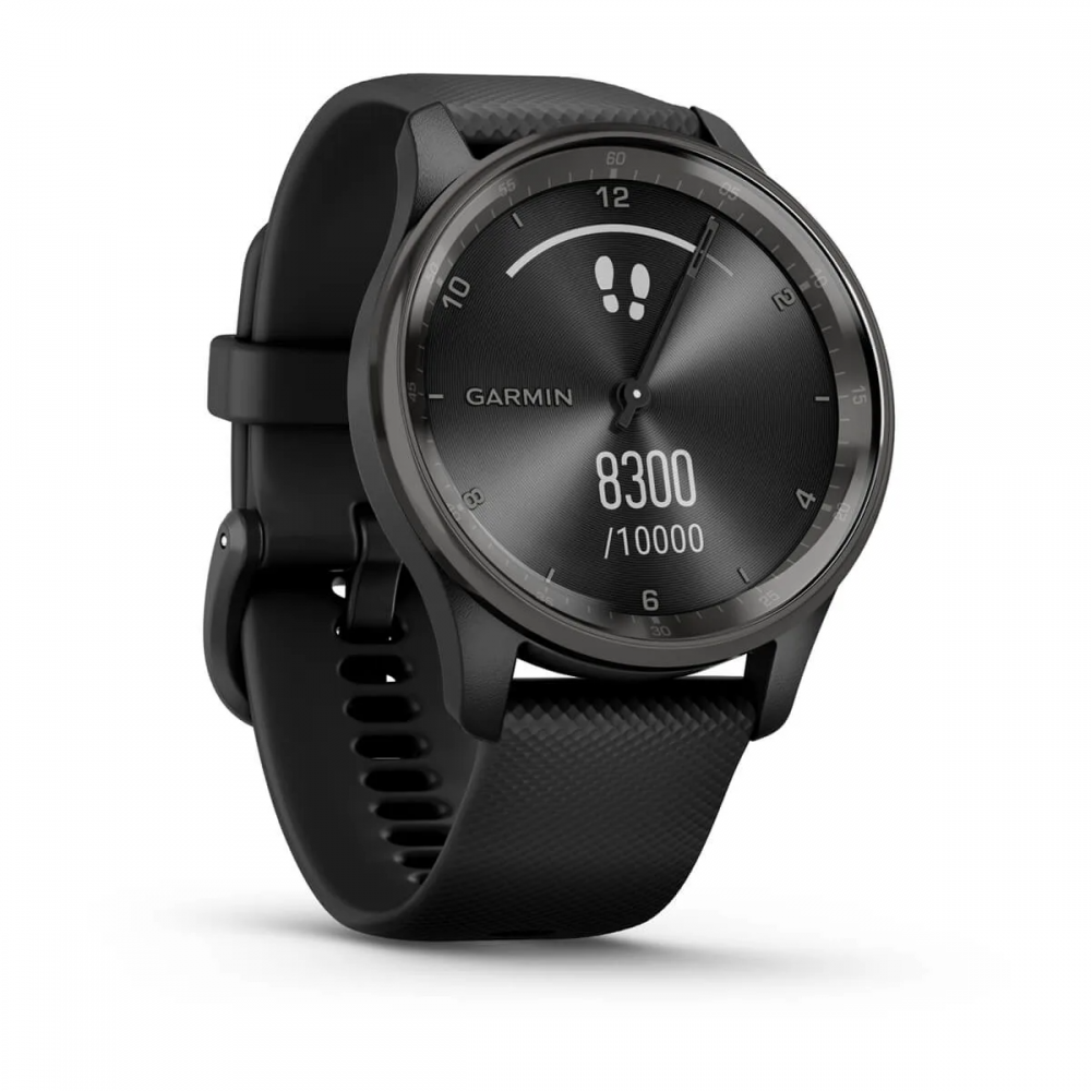 Garmin Smartwatch Vivomove Trend WW Black Silicone
