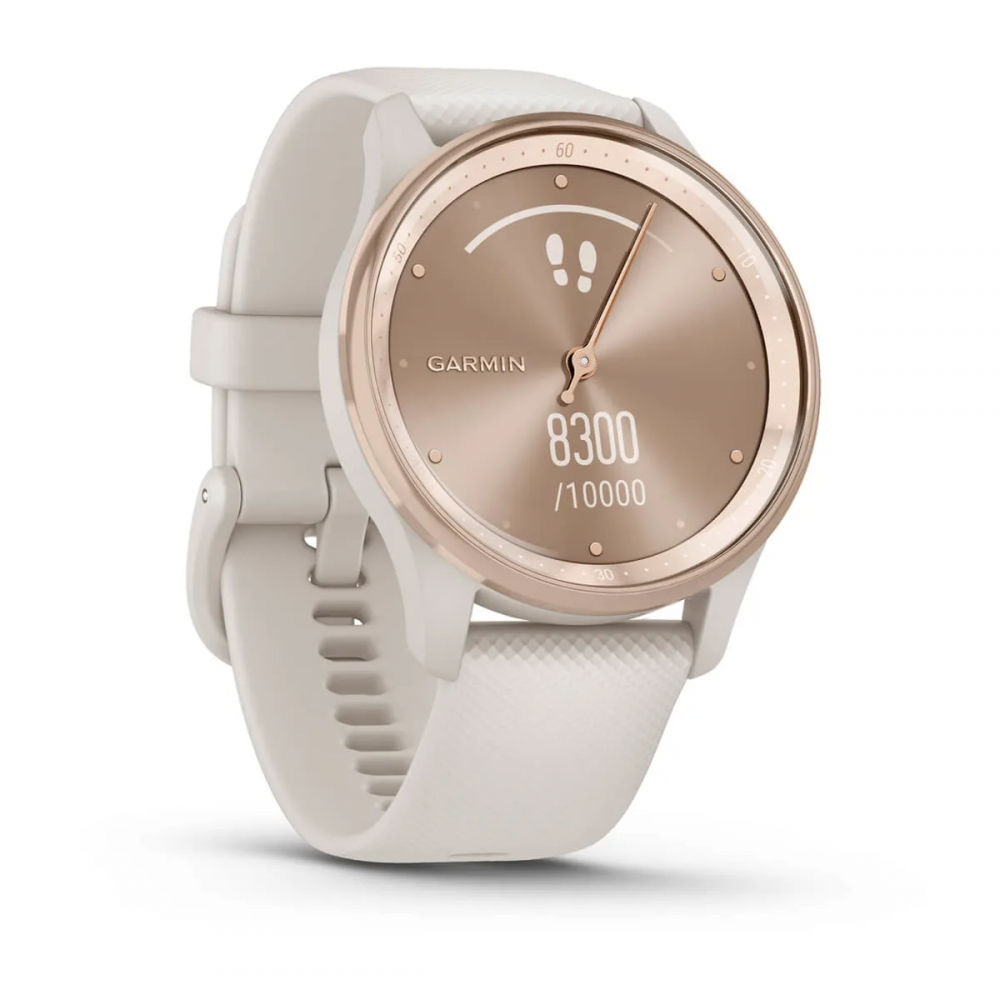 Garmin Smartwatch Vivomove Trend WW White Cream, Silicone