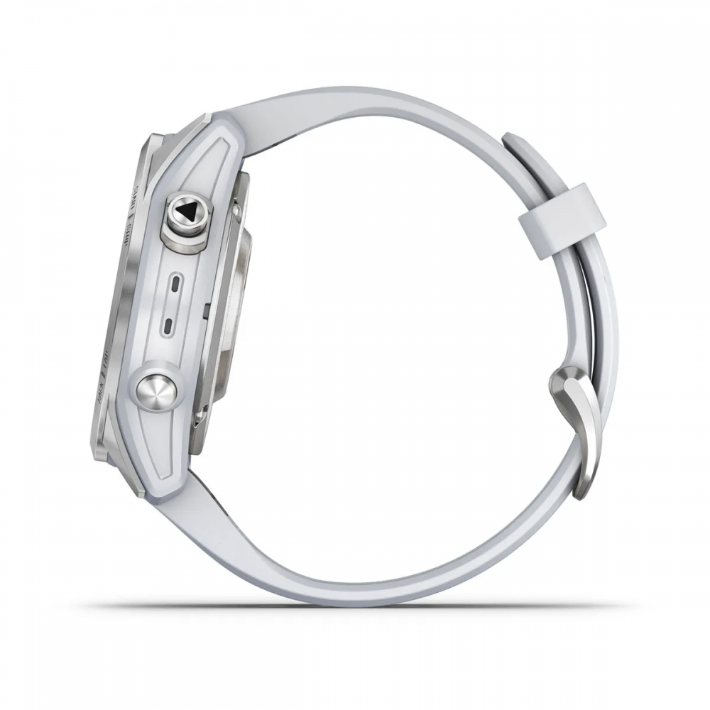 Garmin Sporthorloge Epix™ Pro (Gen 2) Zilver met Whitestone polsband (42mm)