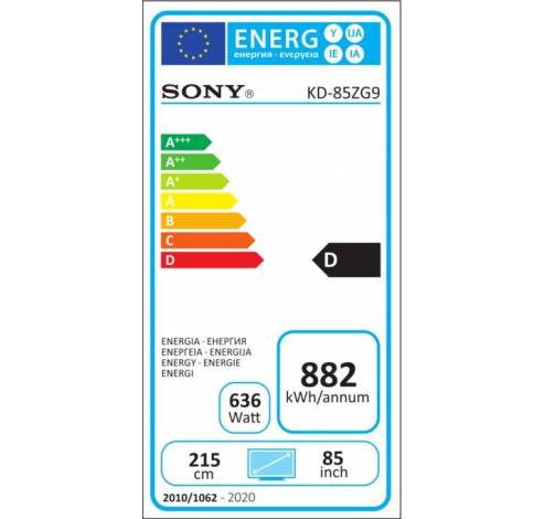 KD-85ZG9  Sony