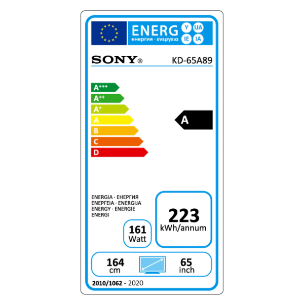 Sony Televisie KD-65A89 Sony Televisie KD-65A89