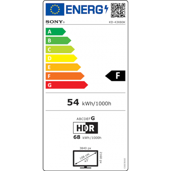 KD-43X80KP 4K Ultra HD Sony KD-43X80KP 4K Ultra HD Sony