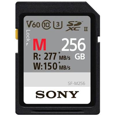 SDXC 256GB UHS-II SF-M R277/W150 MB/s Sony