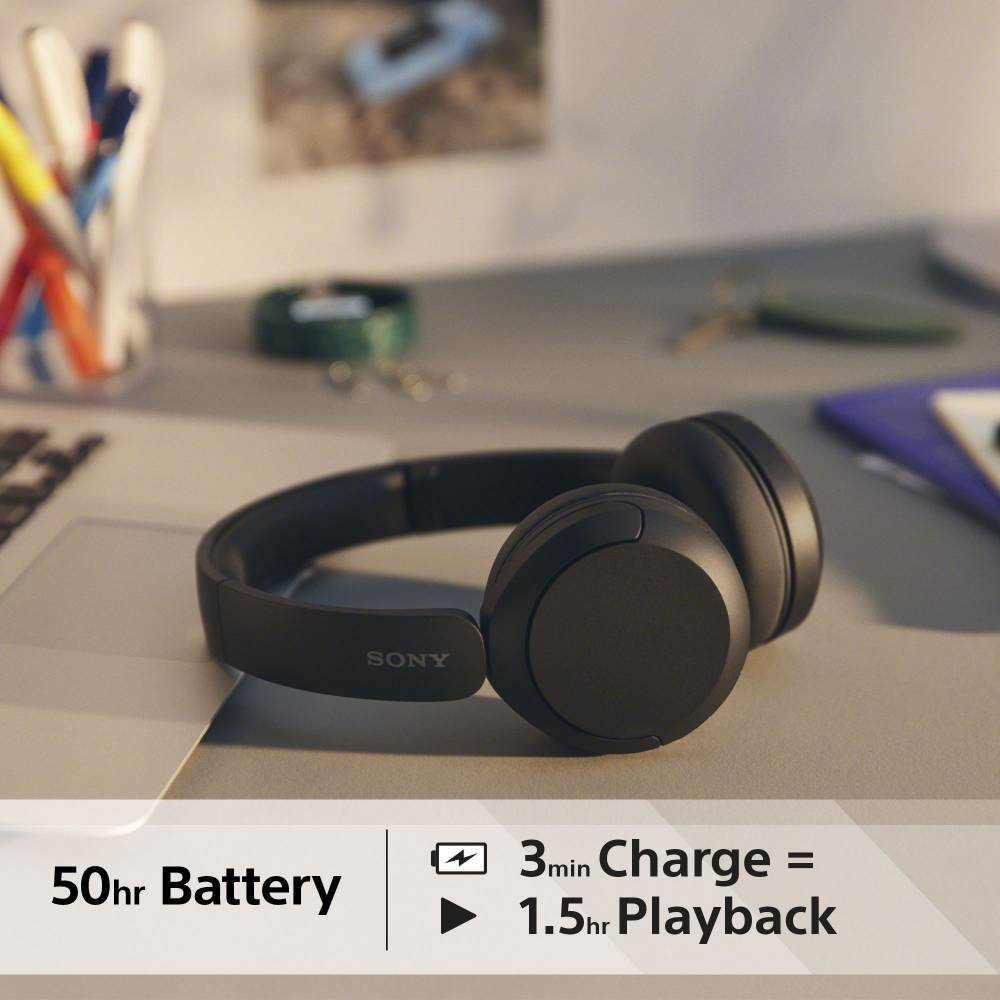 Sony Koptelefoons & Oordopjes Draadloze koptelefoon on ear WH-CH520 zwart