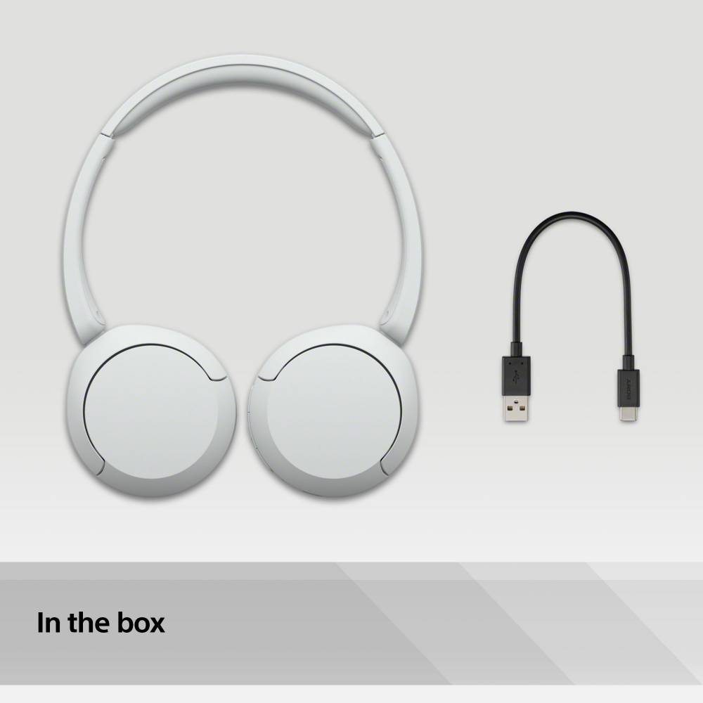 Sony Koptelefoons & Oordopjes Draadloze koptelefoon on ear WH-CH520 Wit