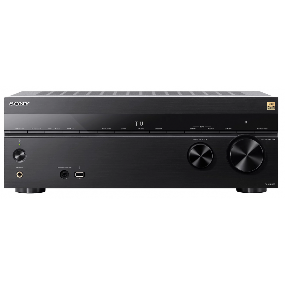 Sony Versterker TAAN1000 360 Spatial Sound Mapping 8K 7.2-kanaals AV-versterker