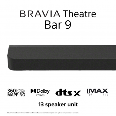 BRAVIA Theatre Bar 9 Premium Soundbar 360 Spatial Sound Mapping Dolby Atmos®/DTS:X® 