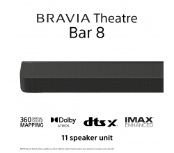 BRAVIA Theatre Bar 8 Enkele Soundbar 360 Spatial Sound Mapping Dolby Atmos®/DTS:X® Sony