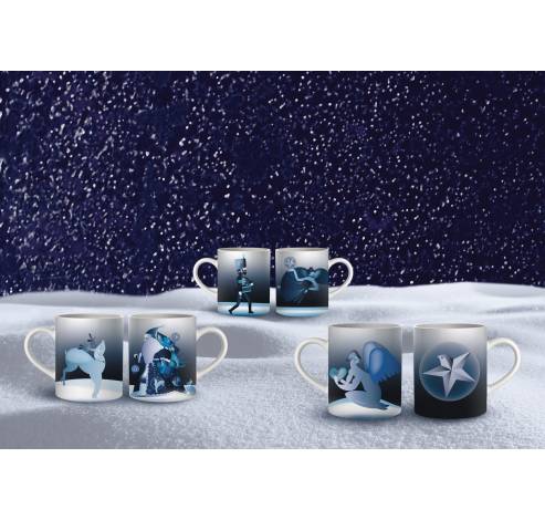 Blue Christmas Mug Renne  Alessi