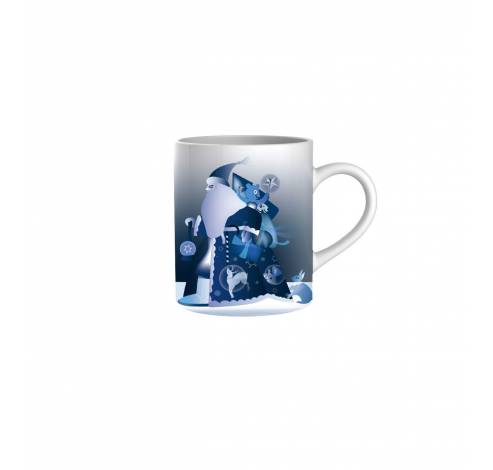 Blue Christmas Mug Renne  Alessi