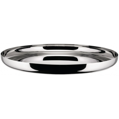 ROUND TRAY, POLISHED  Alessi