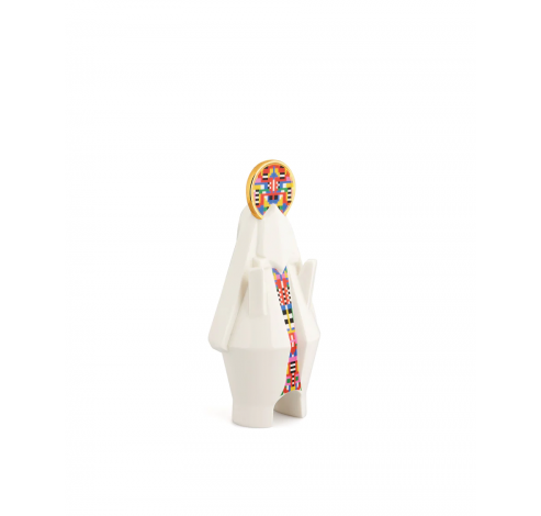 Mary Figurine in porcelain. Hand-decorated.  Alessi
