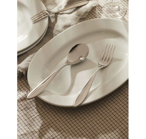Mami Serving fork in 18/10 stainless steel mirror polished.  Alessi