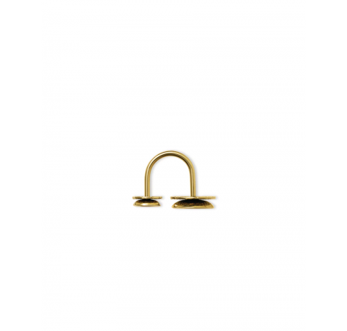 Acta Ring in steel, coated with hypoallergenic PVD, gold.  Alessi