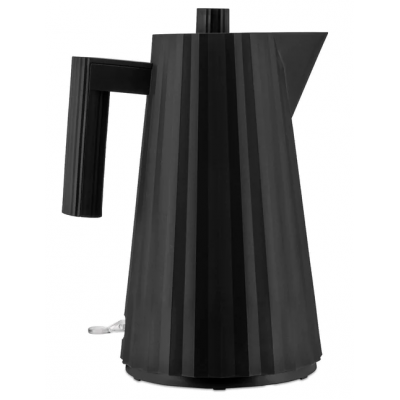 Plissé Electric kettle in  thermoplastic resin, black. Suisse plug. 2400W  Alessi