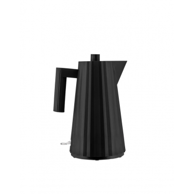 Plissé Electric kettle in  thermoplastic resin, black. Suisse plug. 2400W  Alessi