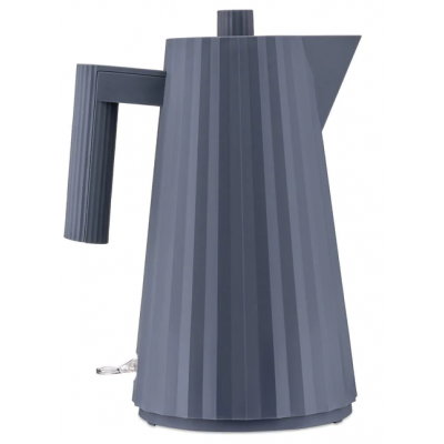 Plissé Electric kettle in  thermoplastic resin, grey. Suisse plug. 2400W  Alessi