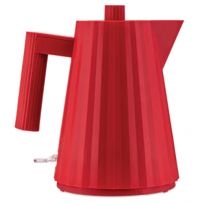 Plissé Electric kettle in  thermoplastic resin, red. Suisse plug. 2400W  Alessi